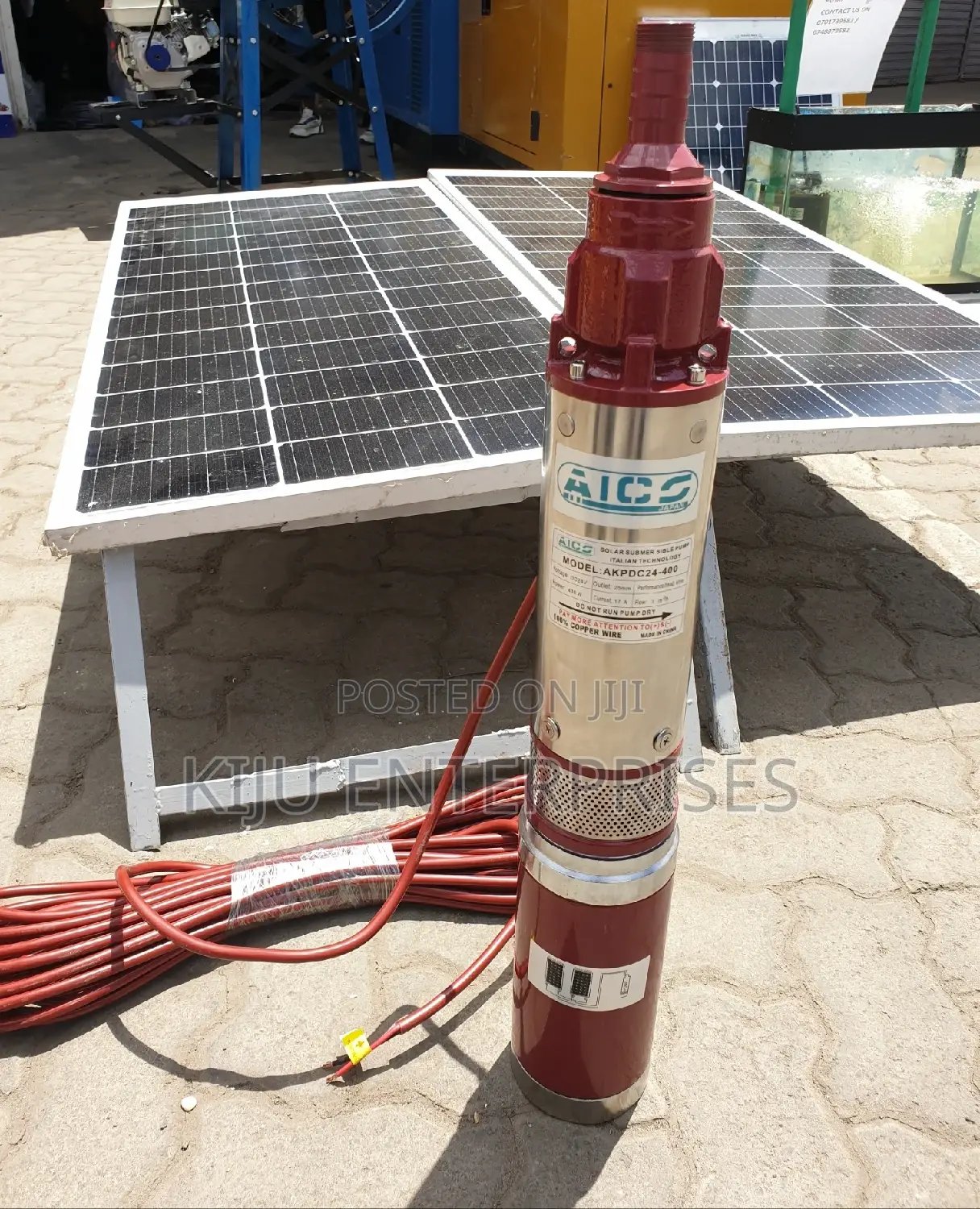Solar Panels With It Pump