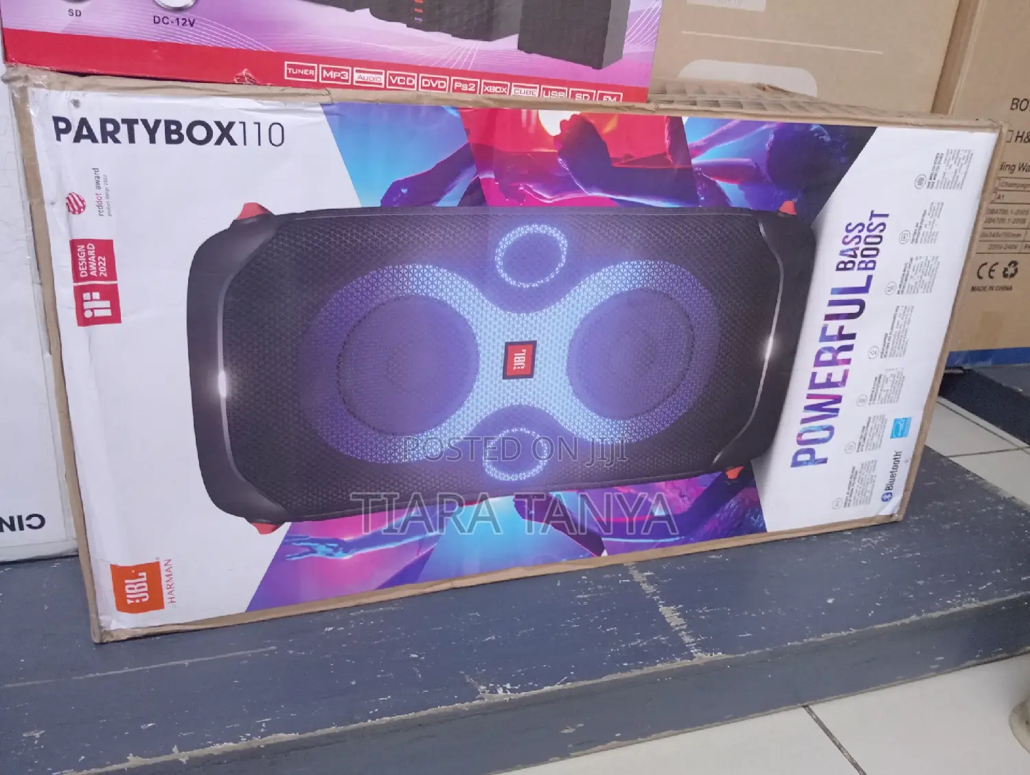 JBL Partybox 110 - Portable Party Speaker With Built- Lights