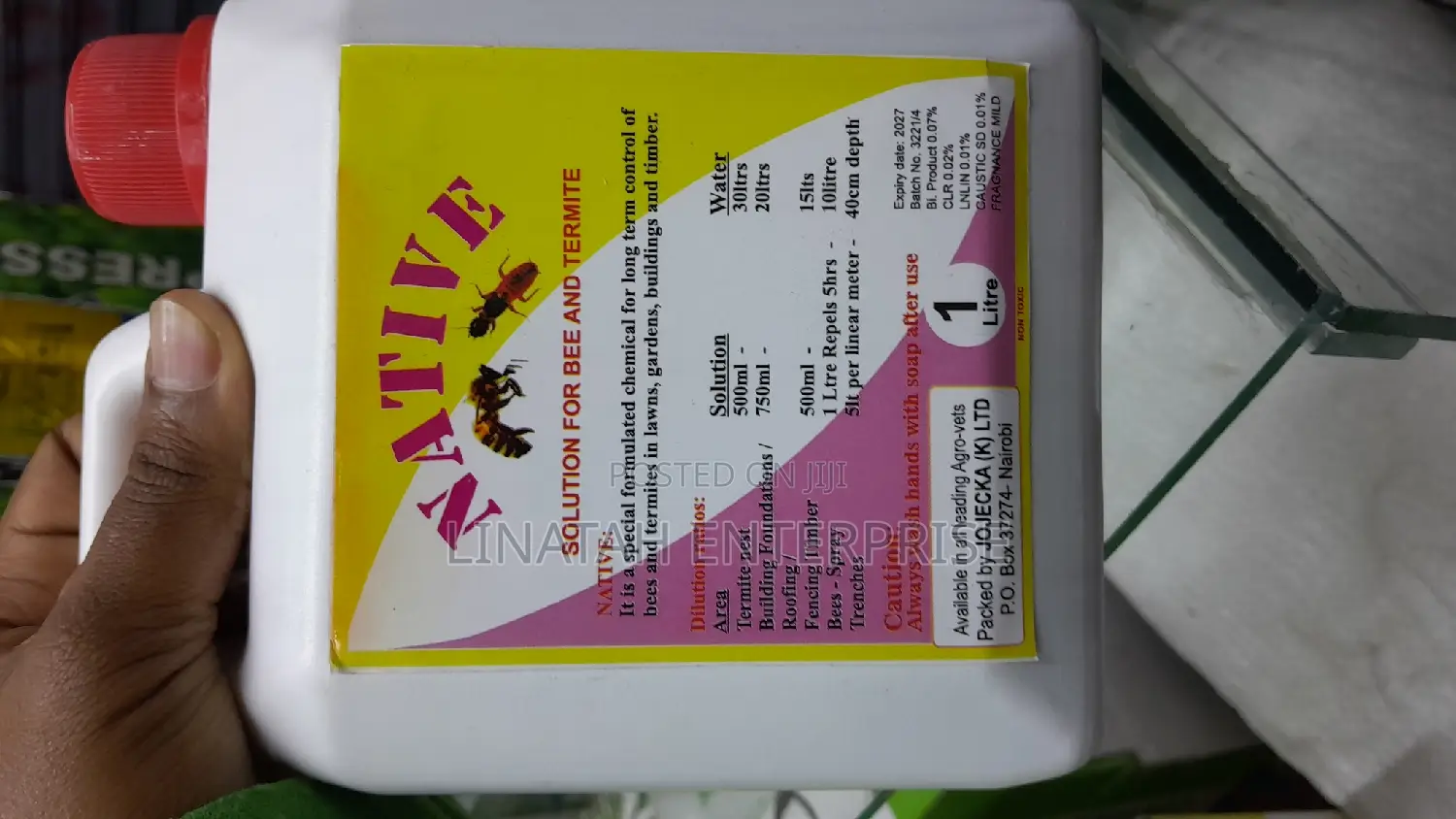 Native 1litre Solution for Bees and Termites