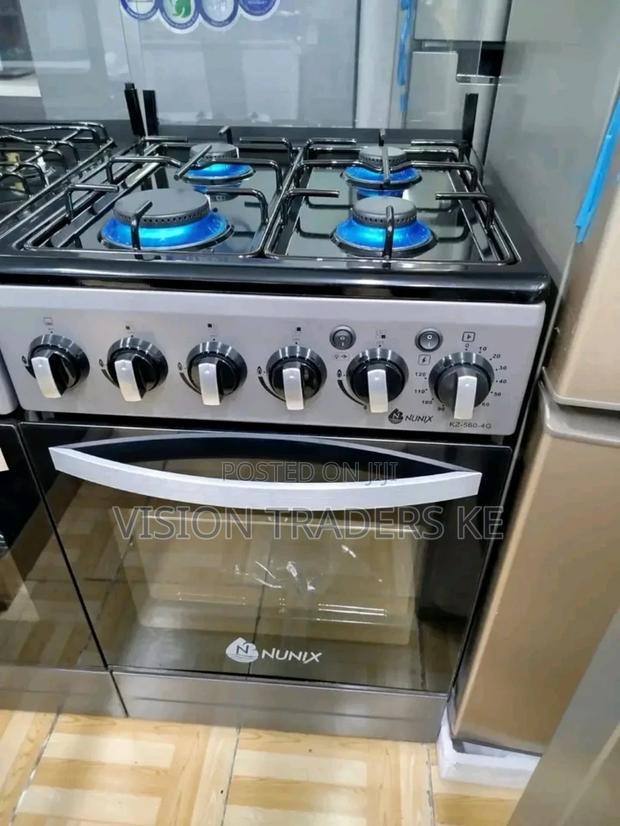 Nunix Cooker 50*55 4 Gas Burner Standng Cooker With Gas Oven - main view