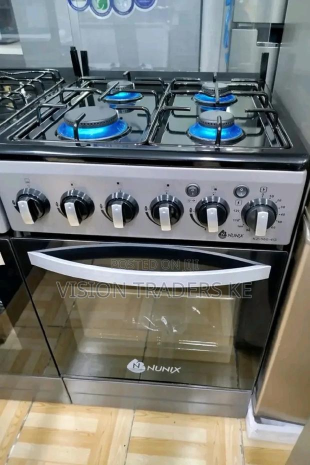 Nunix Cooker 50*55 4gas Burner Standng Cooker With Gas Oven.