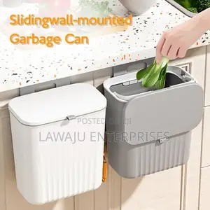 Grey Kitchen Waste Bin