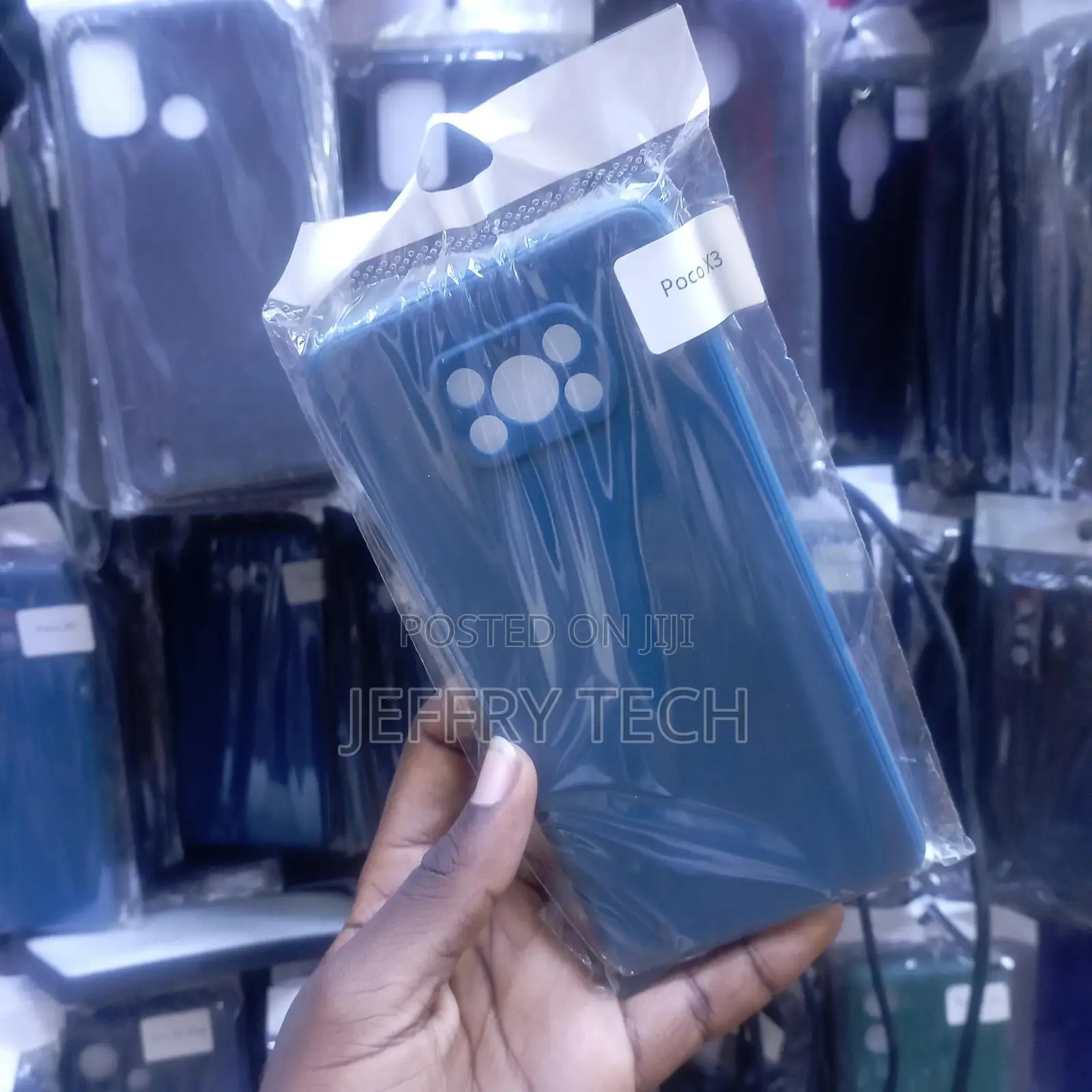 Blue Candy Silicone Case for Poco X3 Pro