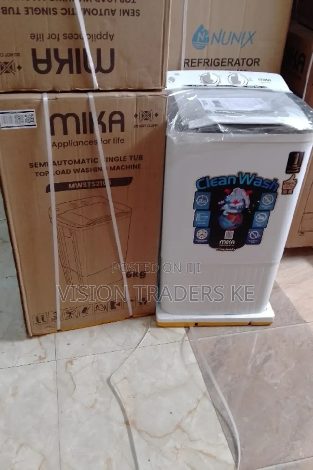 Mika 6kgs Top Load Single Tub Washing Machine Semi Automatic