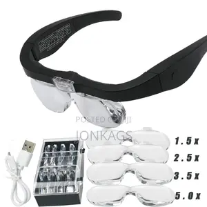 Rechargeable Wearable Magnifying Glass
