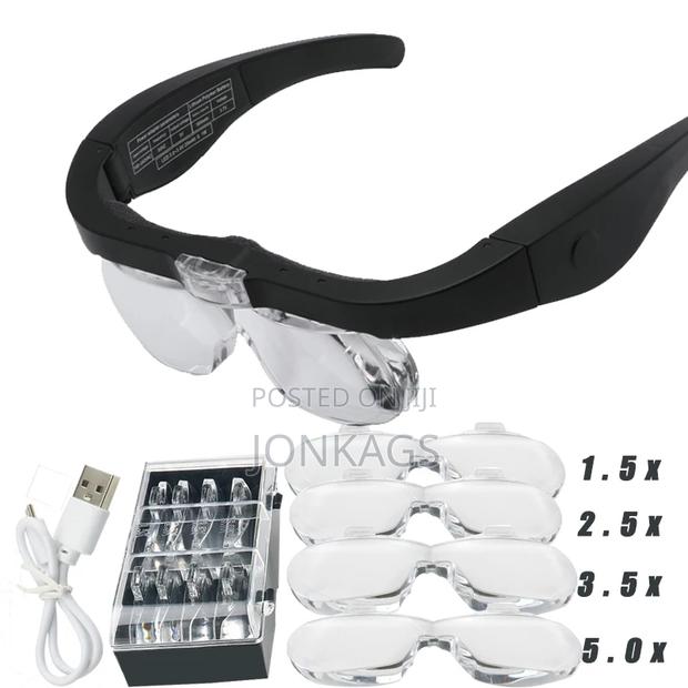 Rechargeable Wearable Magnifying Glass
