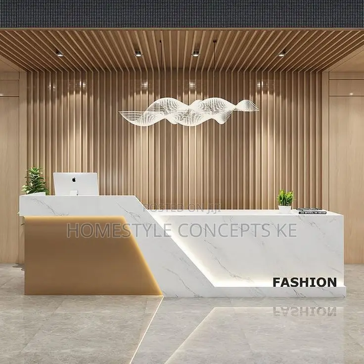 Office Interiors/Partitions and Design Reception Workstation