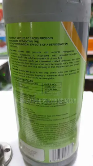 Tecnokel Amino Mn 1litre Organic Fertilzer Based With Mn