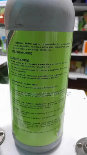 Tecnokel Amino Mn 1litre Organic Fertilzer Based With Mn
