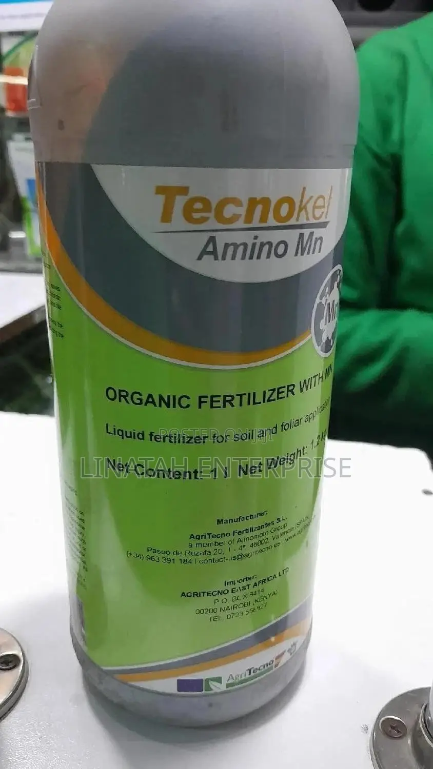 Tecnokel Amino Mn 1litre Organic Fertilzer Based With Mn