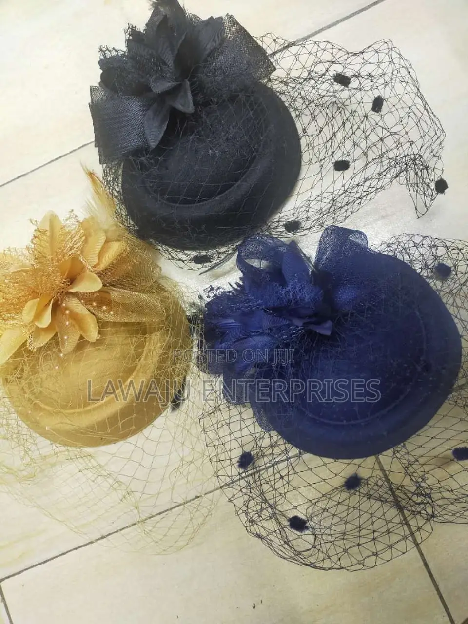 Fancy Lace Net Fascinator