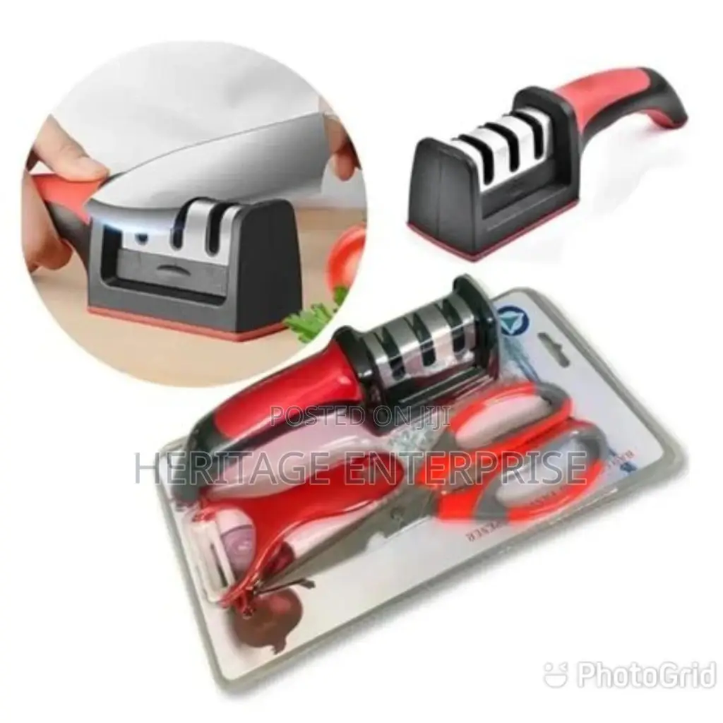 Knife Sharpener, 3 in 1 Grinding Set