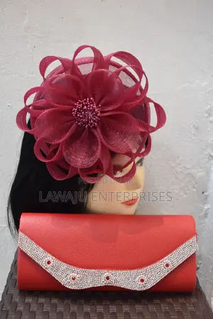Maroon Wedding Fascinators