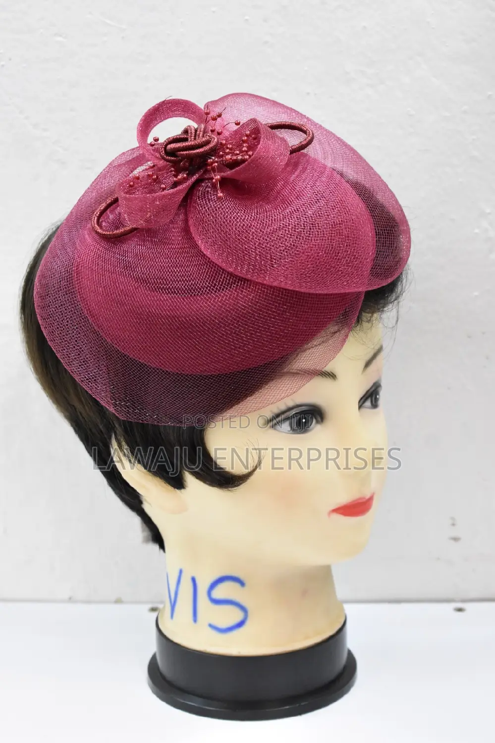 Burgundy Women's Fascinator
