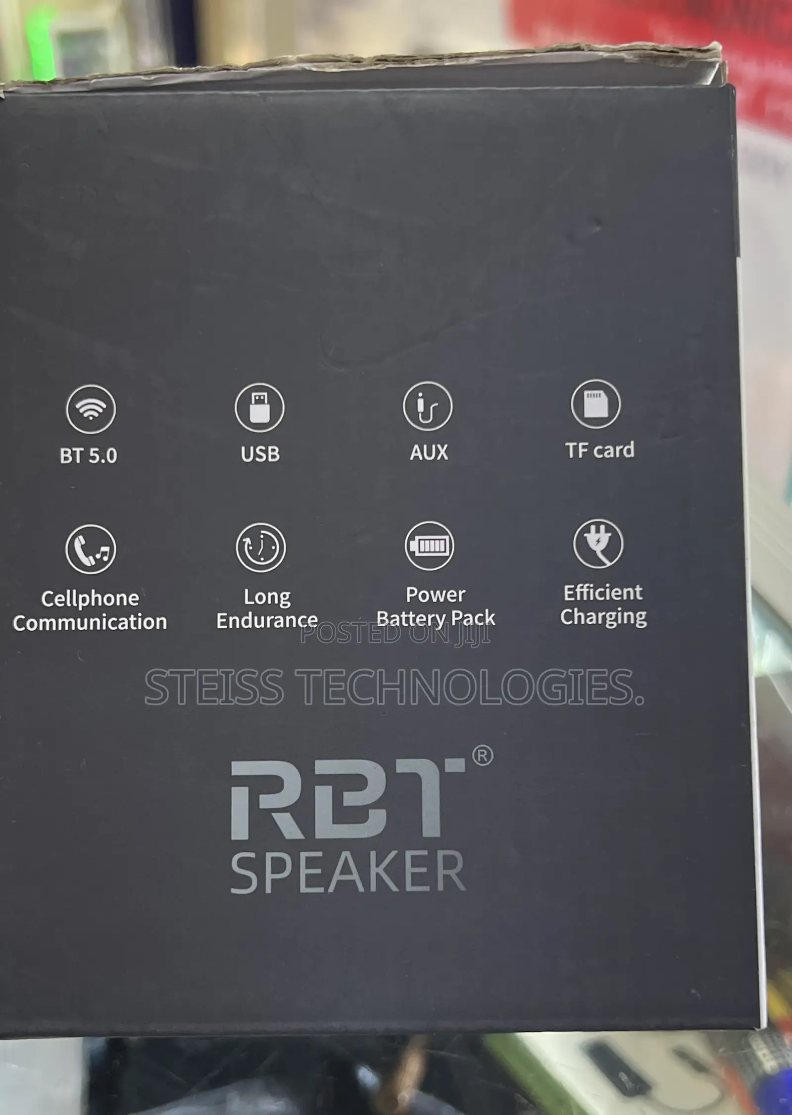 RBT Portable Bluetooth Speaker.
