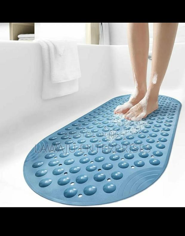 Blue Silicone Bathroom Mats