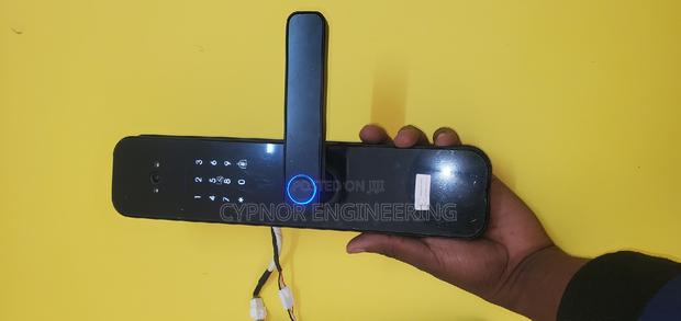 Automatic Security Biometric Fingerprint Sensor Handle Lock - main view