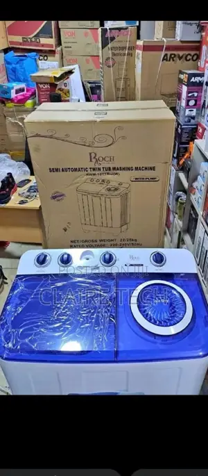 Roch RWM-10TTR-J 10 KGS Semi Automatic White Washingmachine