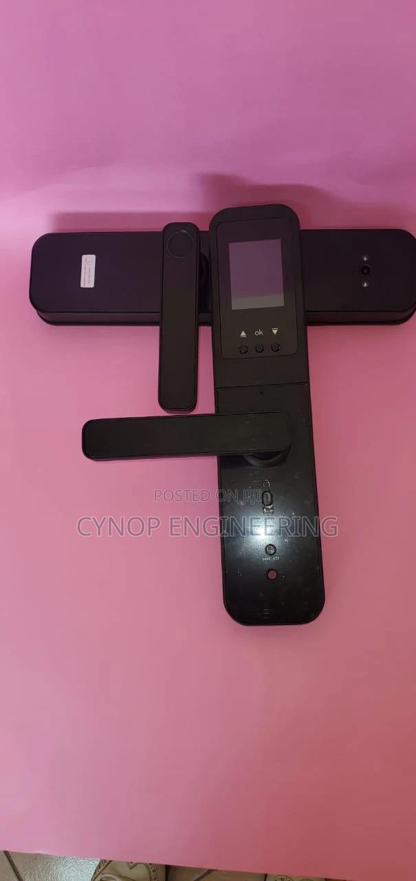 Security Smart Biometric Door Lock With Camera and Door Bell - main view