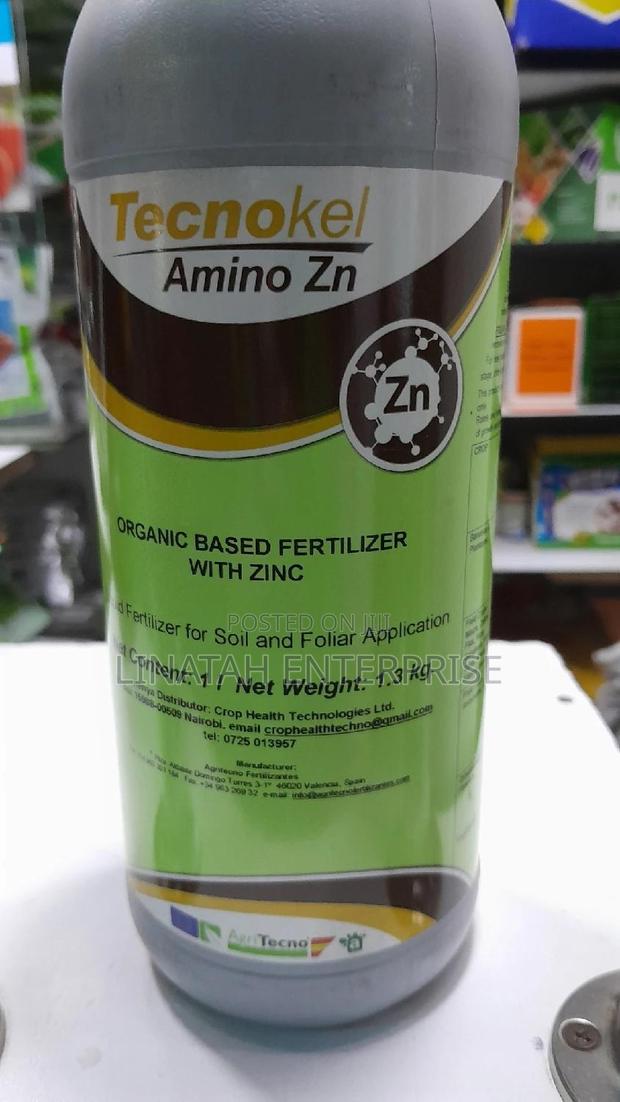 Tecnokel Amino Zn 1litre Organic Fertilzer Based With Zinc