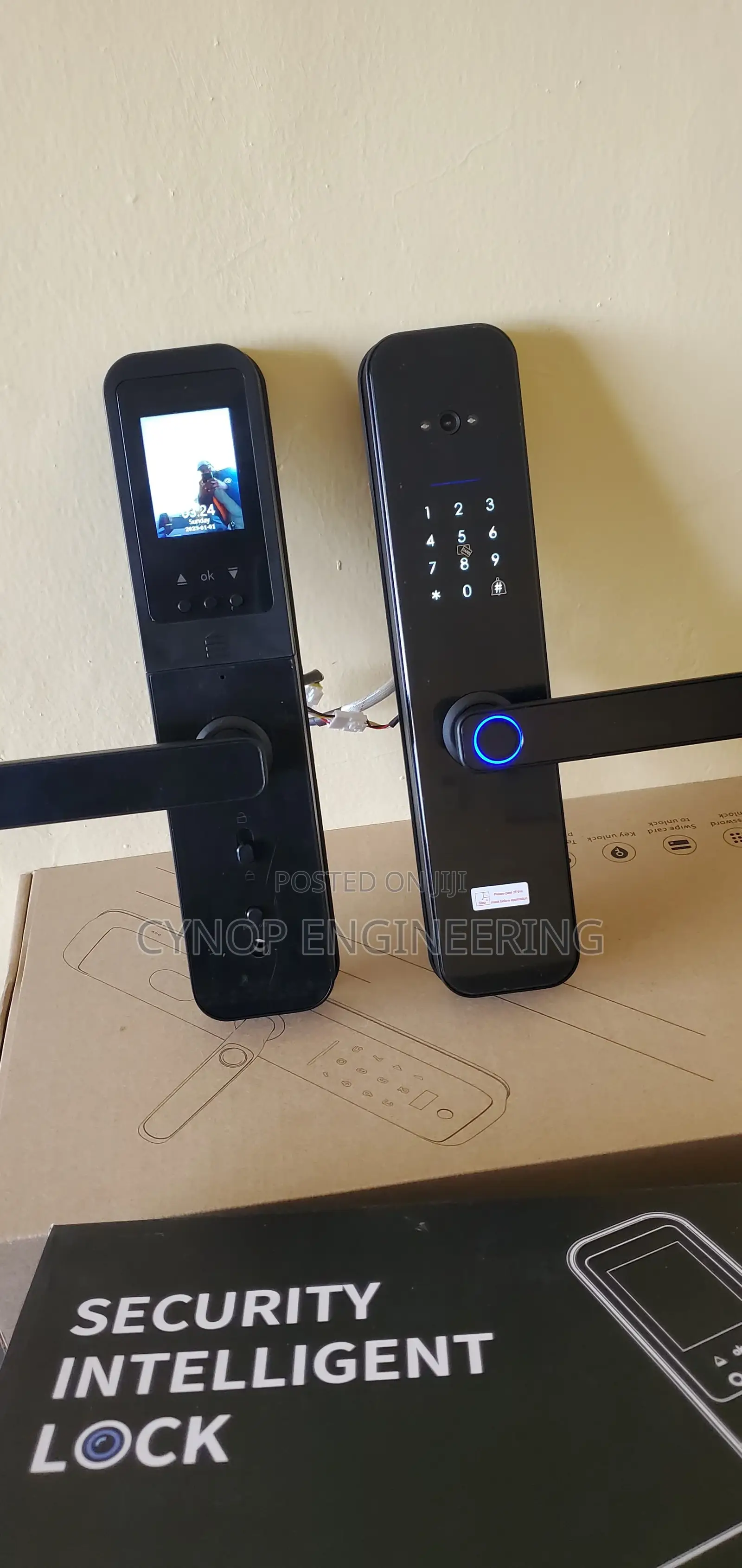 Smart Camera Lock For Steel And Wooden Doors