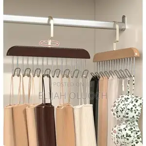 Wooden Plank 8 Hooks Hanger