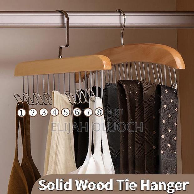 Wooden Plank 8 Hooks Hanger - thumbnail 3
