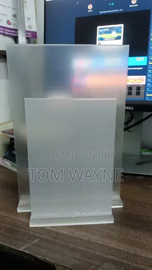 Clear Table Menu Display A4 A5 Sizes