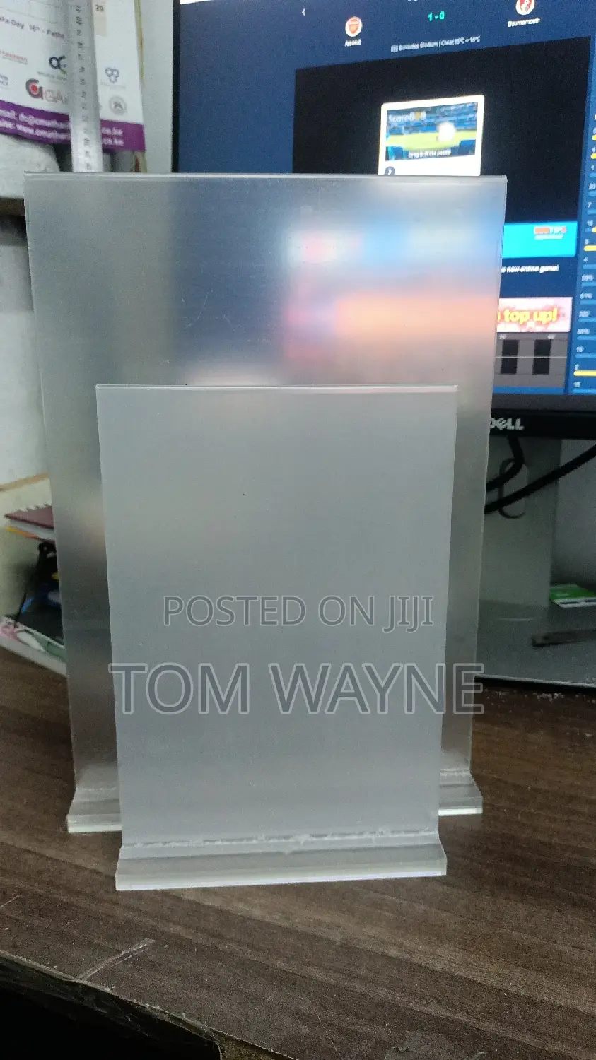 Clear Table Menu Display A4 A5 Sizes