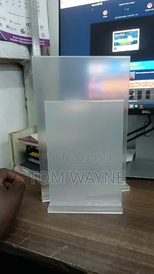 Clear Table Menu Display A4 A5 Sizes