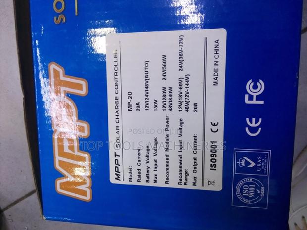 Solar MPPT 20A Charge Controller - thumbnail 2