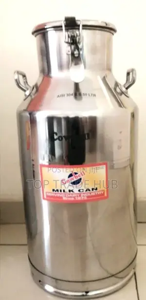 Cowbell Stainless Steel Milk Can 50L