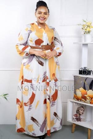 Stylish Coloured Maxi Dress - thumbnail 2