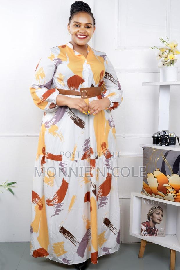 Stylish Coloured Maxi Dress - main view