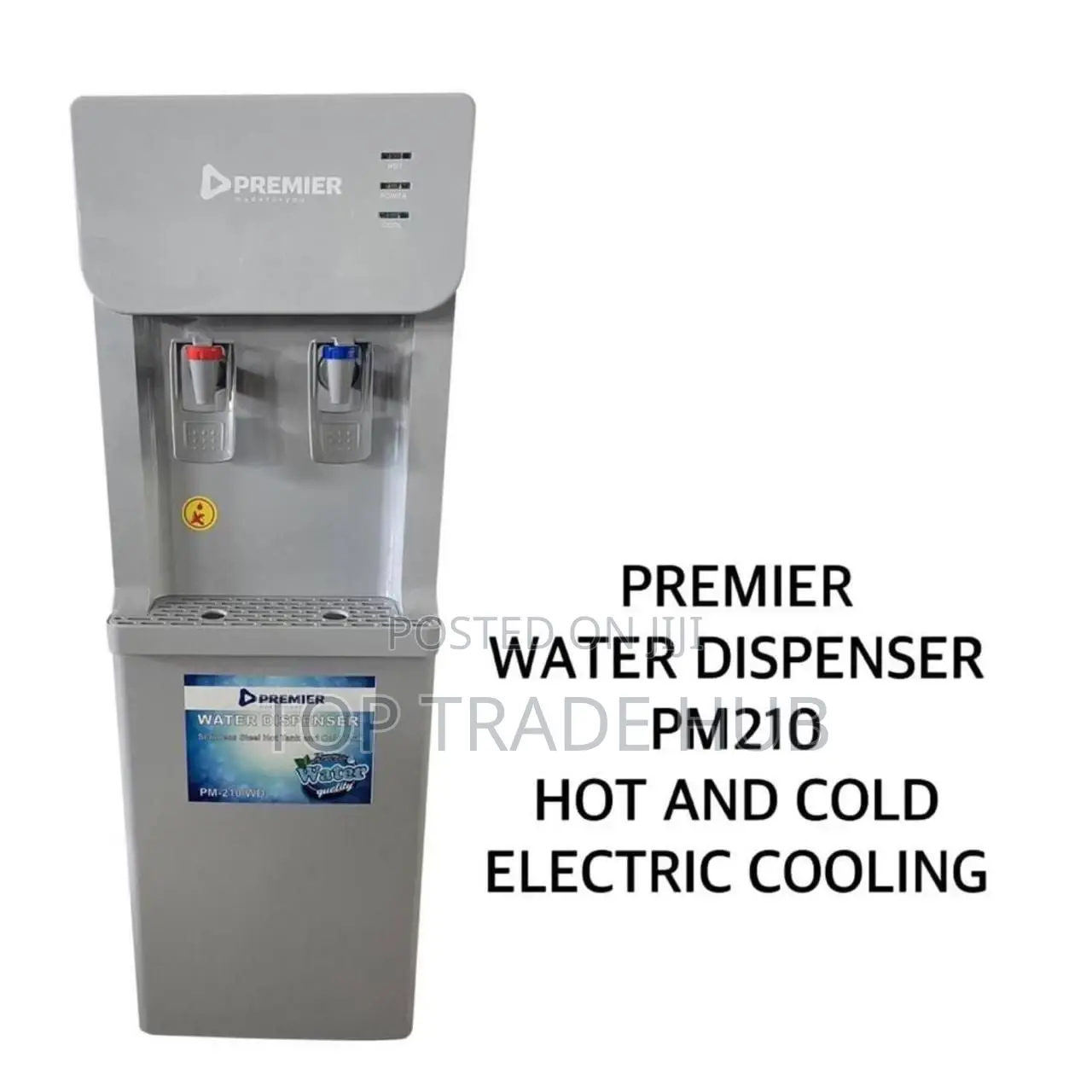 Hot and Cold Water Dispenser With Electric Cooler