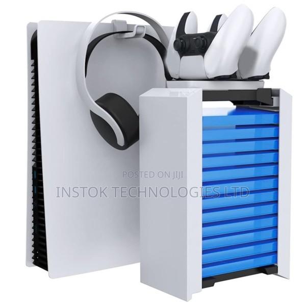 DOBE Vertical Stand With Game Rack Controller Charging Doc - main view