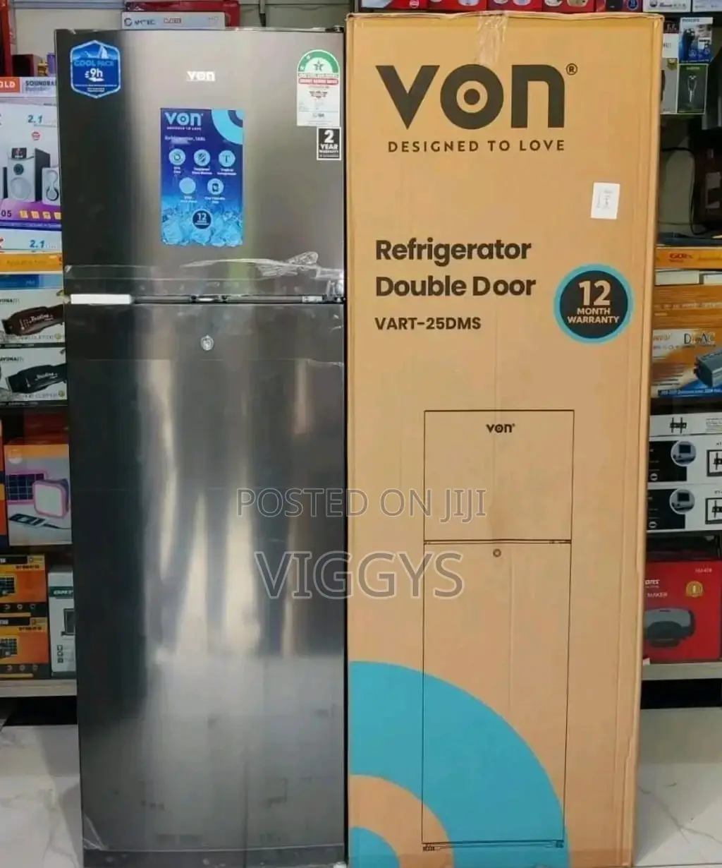 Classic Von 168 Litres Double Door Fridge