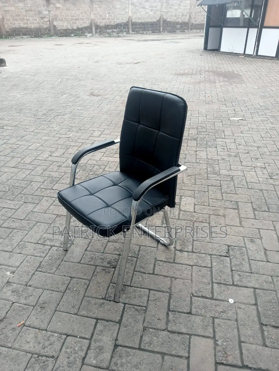 Executive Imported Office Leather Visitors Chairs