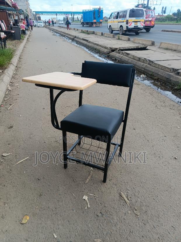 College Chair, With Black Leather