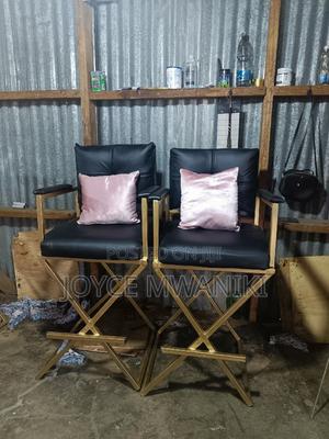Makeup Chair, Black With a Pillow - thumbnail 2
