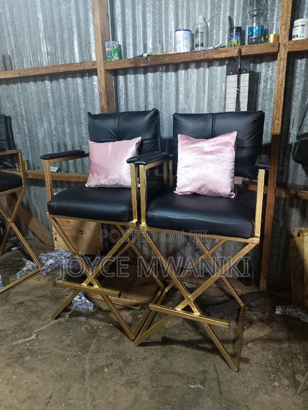 Makeup Chair, Black With a Pillow - thumbnail 4