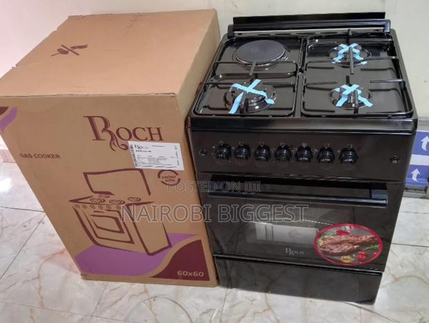 Amazing Roch Black 60×60 Standing 3+1 Cooker At 30000