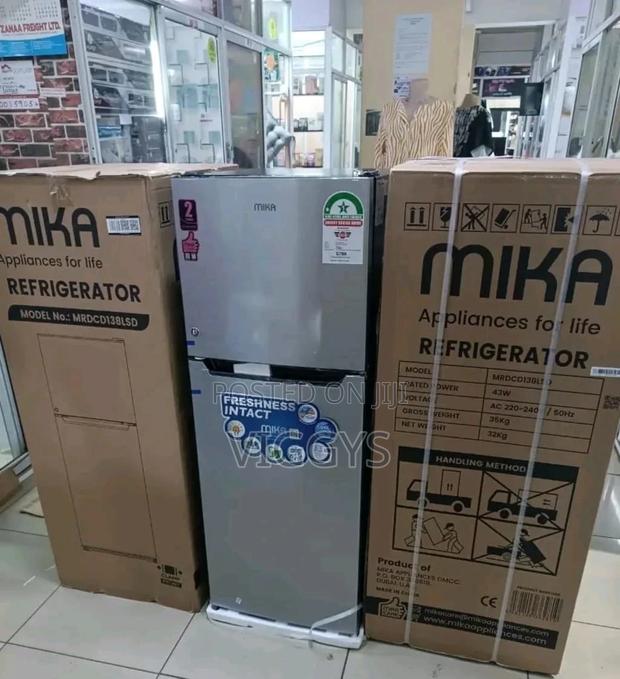 Brand New Mika 138litre Double Door Fridge