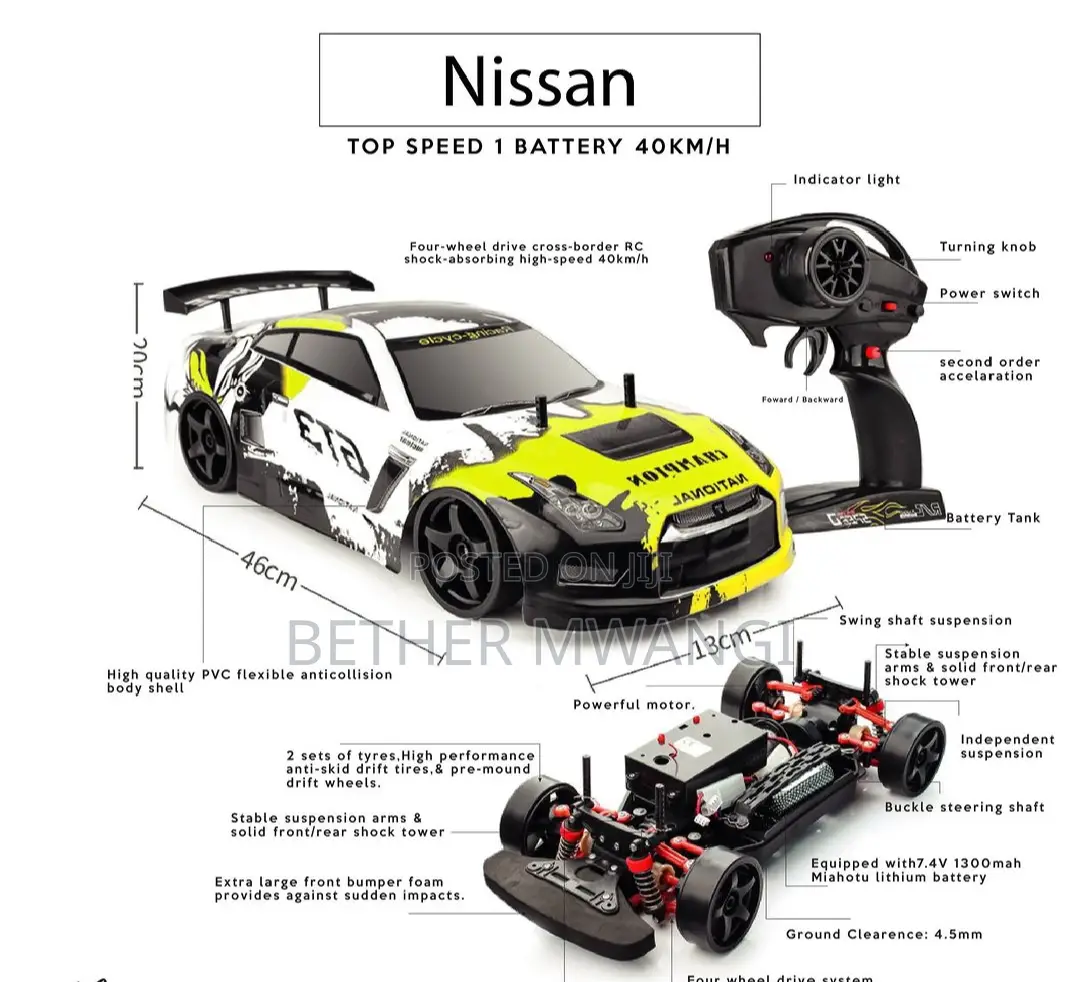 1:10 Scale Drift RC Car in Kenya
