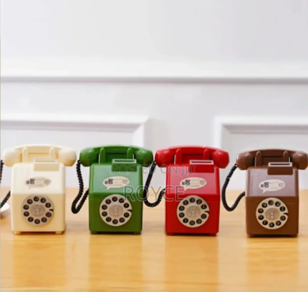 Antique Retro Phone Piggy Bank