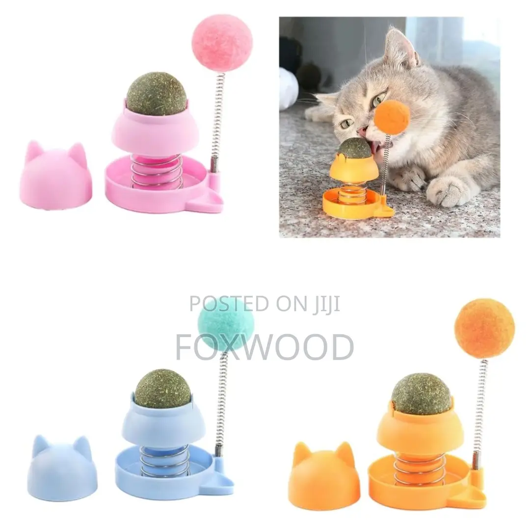 Catnip Rotatable Cat Licking Ball