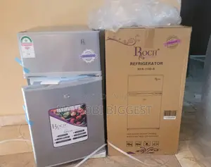 Roch RFR-110D-B Double Door Fridge, 85L - Silverl