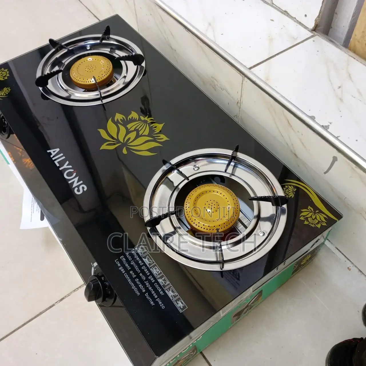2 Burner Glass Top Table Top Cooker