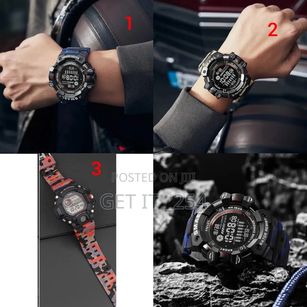 *Kids Back To School Watch With Alarm* Colours:As Posted