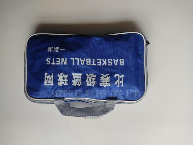 Pair of Heavy Duty Basketball Nets With Bag - main view